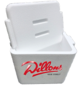 Dillons Foam Cooler with Molded Handle Perspective: Main