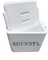 Roundy's Foam Cooler with Molded Handle Perspective: Main