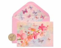 Papyrus Scattered Blossoms with Glitter Boxed Blank Note Cards