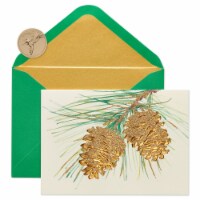Papyrus Holiday Pine Cones Boxed Christmas Cards Perspective: Main