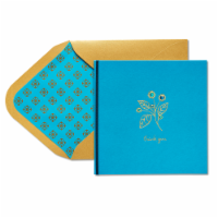 Papyrus (S29) Flower Thank You Card Perspective: Main