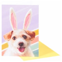 American Greetings Easter Card #60, Dog With Bunny Ears Perspective: Main