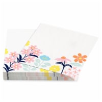 American Greetings Beverage Napkins- Colorful Flowers Perspective: Main