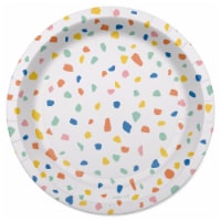 American Greetings Paper Plates- Colorful Confetti Perspective: Main