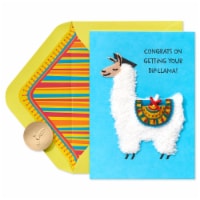 Papyrus #54 Funny Graduation Card (Funny Llama) Perspective: Main