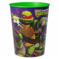 American Greetings 16 oz. Plastic Party Cups, Ninja Turtles (1-Count) Perspective: Main
