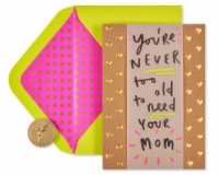 Papyrus #54 Mother's Day Card (Never Too Old) Perspective: Main