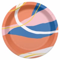 American Greetings Abstract Birthday Paper Plates Perspective: Main