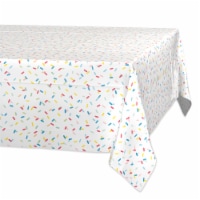 American Greetings Plastic Table Cover - Colorful Sprinkles Perspective: Main
