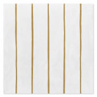 American Greetings All Occasion Lunch Napkins Gold Stripes Perspective: Main