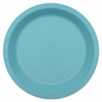 American Greetings All Occasion Paper Plates- Light Blue Perspective: Main