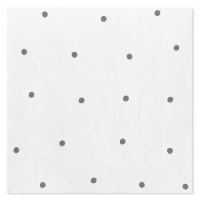 American Greetings 20-Count Lunch Napkins, Silver Polka Dots Perspective: Main