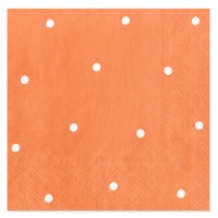 American Greetings Polka Dot Beverage Napkins - Orange Perspective: Main