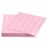 American Greetings All Occasion Lunch Napkins - Pink with Lines Perspective: Main