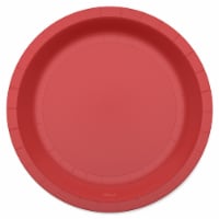 American Greetings Paper Plate 10 Count - Red Perspective: Main