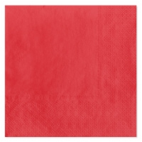 American Greetings 20-Count All Occasion Lunch Napkins, Red Perspective: Main