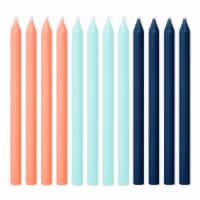 American Greetings Birthday Candles  Orange Green Blue Perspective: Main
