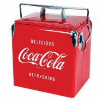 Koolatron Coca-Cola Retro Ice Chest Cooler with Bottle Opener