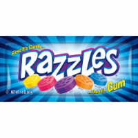 Razzles® Fruit Flavored Candy Gum Pieces Perspective: Main