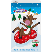 Dubble Bubble Holiday Gum Balls Carton Perspective: Main
