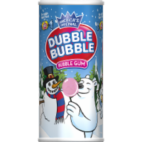 Dubble Bubble Holiday Reusable Bank with Bubble Gum Perspective: Main