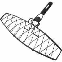 GrillPro 6.25 In. W. Steel Grill Fish Basket 21015