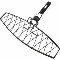 GrillPro 6.25 In. W. Steel Grill Fish Basket 21015