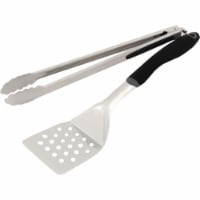 GrillPro Soft Grip Handle Stainless Steel 2-Piece BBQ Tool Set 40008