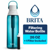 Brita Premium Sea Glass 26 Ounce Water Bottle with Filter