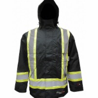 Viking Flame Resistant Rain Jacket,Black,4XL  3907FRJ-XXXXL