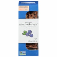 Raincoast Crisps® Wild Blueberry and Almond Crackers Perspective: Main