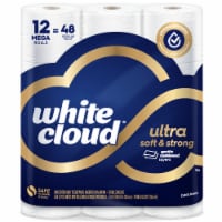 White Cloud® Ultra Soft & Strong Toilet Paper Mega Rolls Perspective: Main