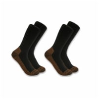 Carhartt® Men's Midweight X-Large Steel Toe Boot Sock Pack - Black Perspective: Main