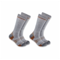 Midweight Synthetic-Wool Blend XL Boot Socks - Grey Perspective: Main
