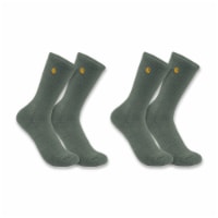 Carhartt Force Midweight L Crew Socks - Dusty Olive Perspective: Main