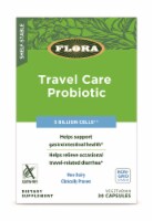 Flora Travel Care Probiotic Dietary Supplement Capsules Perspective: Main