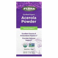 Flora Certified Organic Acerola Powder, 1.7 Ounces