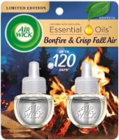 Air Wick Plug in Scented Oil Refill Bonfire & Crisp Fall Air Air Freshener Essential Oils