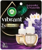 Air Wick® Vibrant™ Lavender & Waterlily Scented Air Freshener Essential Oil Refill