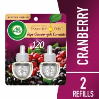 Air Wick Plug in Scented Oil Refill Ripe Cranberry and Currant Air Freshener Essential Oils