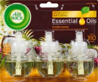 2 pk Airwick Essential Oils Cool Linen,white Lilac & 2 pk Vanilla