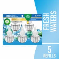 Air Wick Plug in Scented Oil Refill Fresh Waters Air Freshener Essential Oils