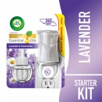 Air Wick Plug in Scented Oil Starter Kit Lavender and Chamomile Air Freshener Essential Oils