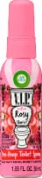 Air Wick V.I.P. Pre-Poop Toilet Spray Rosy Starlet Scent Travel size Contains Essential Oils