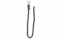 John Bead EJ SP 16  Dogteeth Amethyst 8mm Round