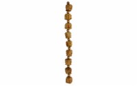 John Bead 8  Carved Buddha Head 17x18mm Nat