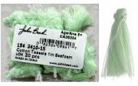 John Bead Tassel 1  Cotton 20pc Seafoam