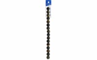 John Bead SP 7  12mm Round Tiger Eye Nat Brn/Blk