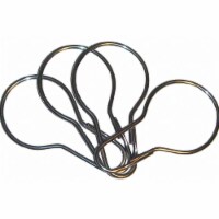 Sim Supply Shower Curtain Hooks,Chrome,PK12  01-R9689H