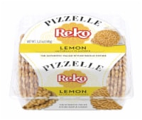 Reko® Pizzelle Lemon Italian Waffle Cookie Perspective: Main